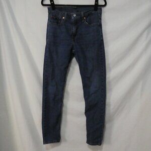 LEVI STRAUSS & CO 502 W 30 L 32  Regular Taper Fit Blue Jeans Dark Wash Denim